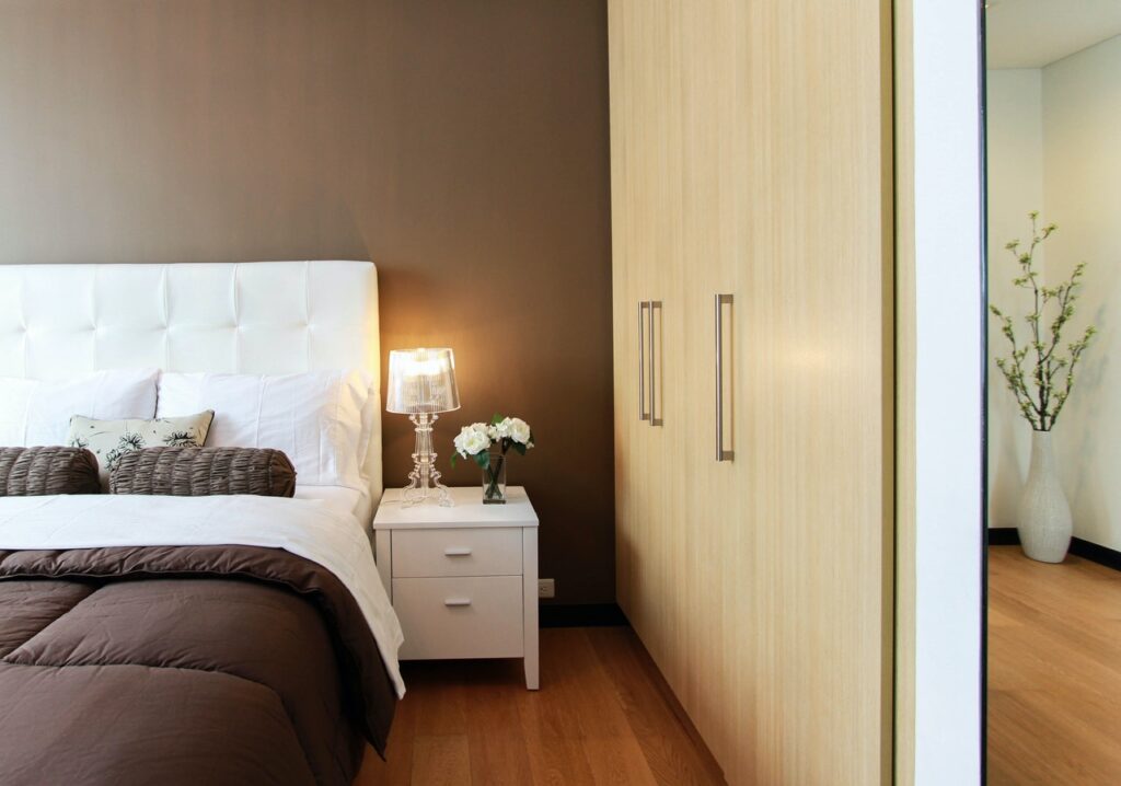 A clean bedroom
