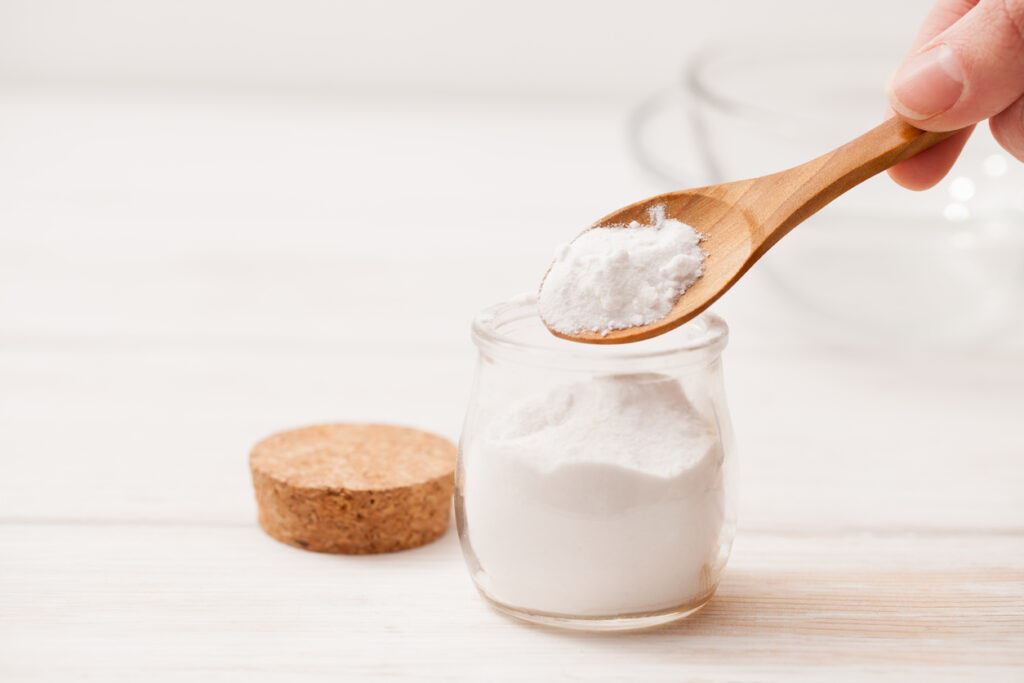 baking soda in a jar